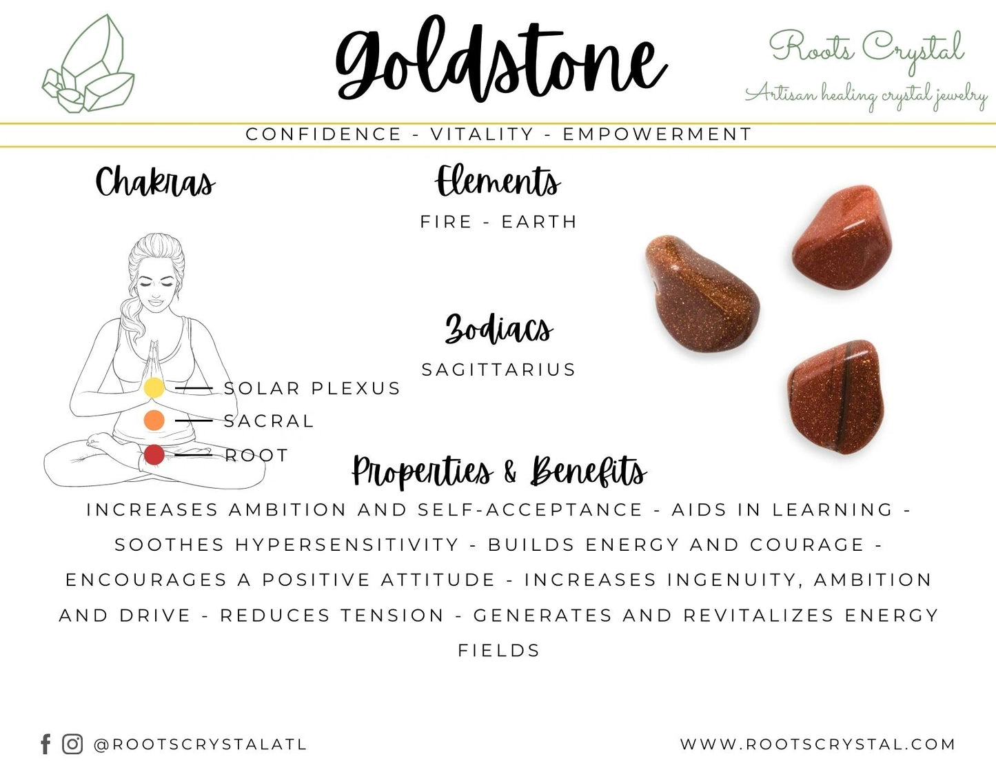 "Cat" | Goldstone crystal necklace, ring | ambition, achieving goals, ingenuity