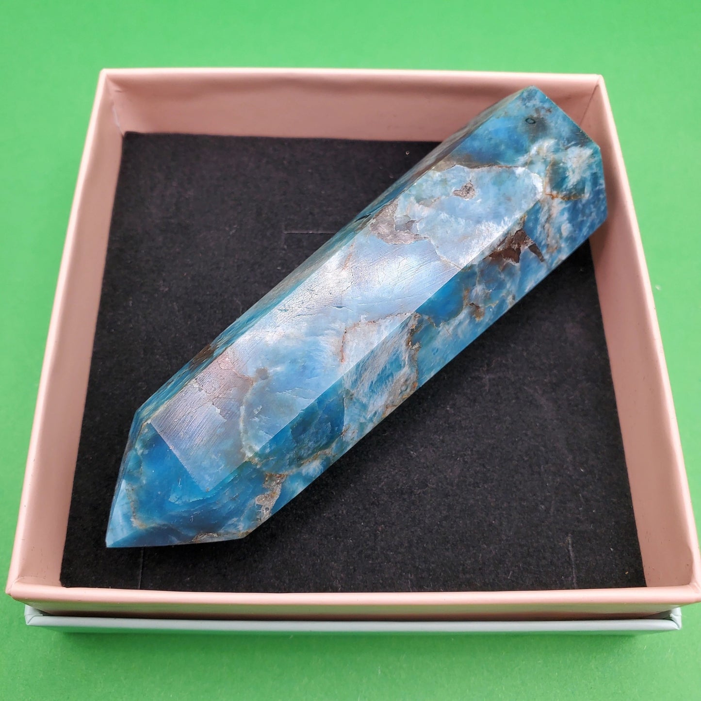 Crystal Tower | Mystic Merlinite, Labradorite, Apatite, Bloodstone