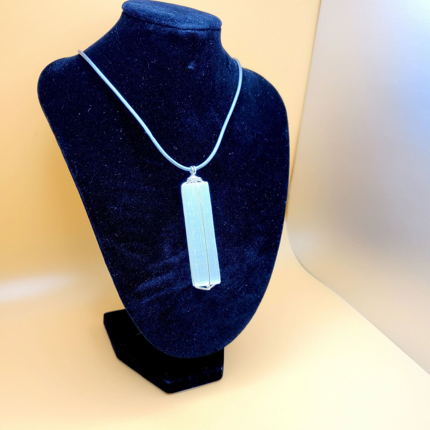 "Inner Silence" | Selenite Necklace | Protection, Awareness, Clarity, Meditation