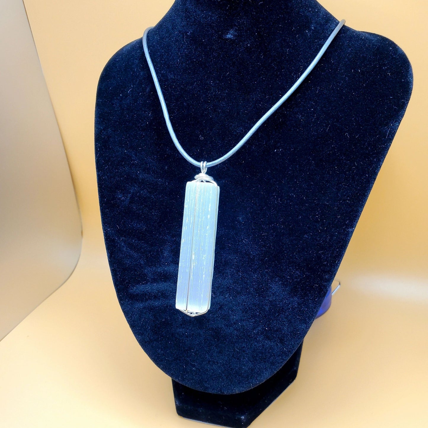 "Inner Silence" | Selenite Necklace | Protection, Awareness, Clarity, Meditation
