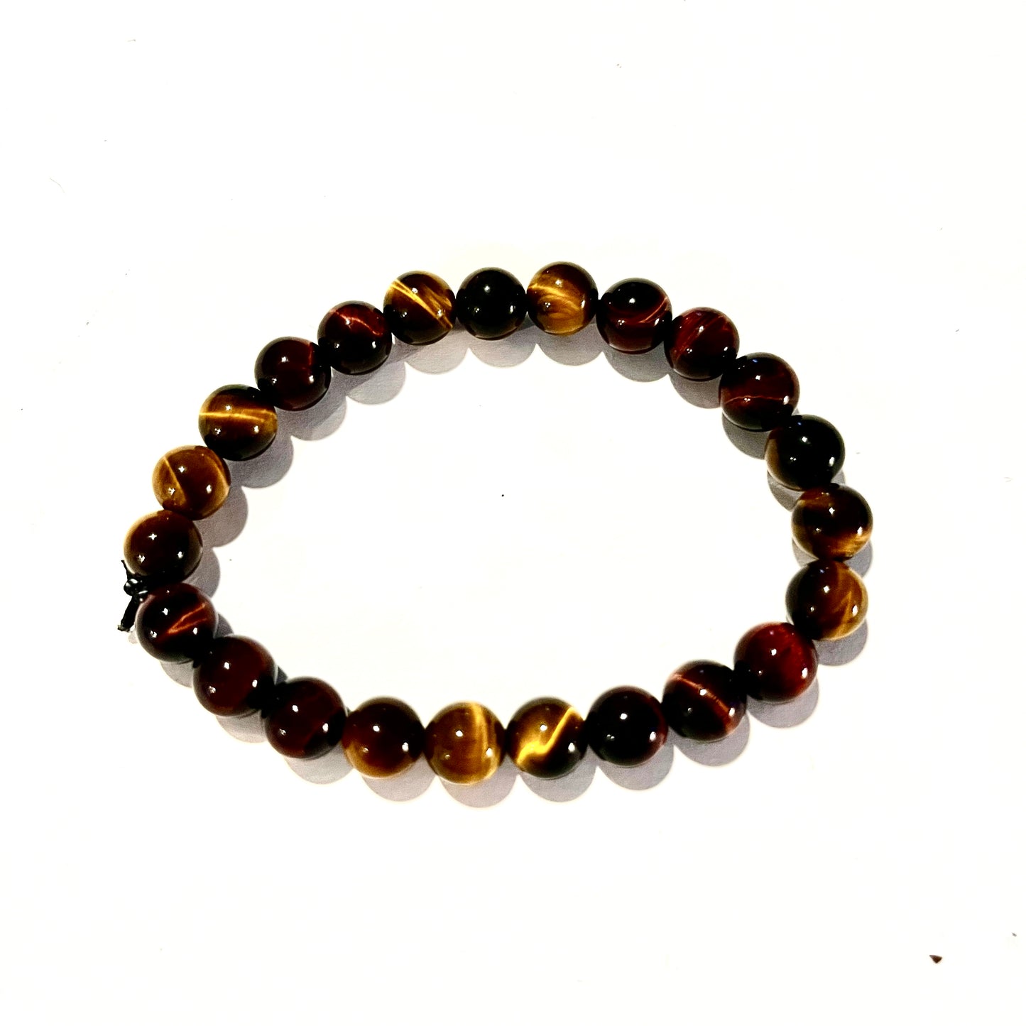 Pearl, rose quartz, aventurine, red tiger's eye, smoky quartz bracelets