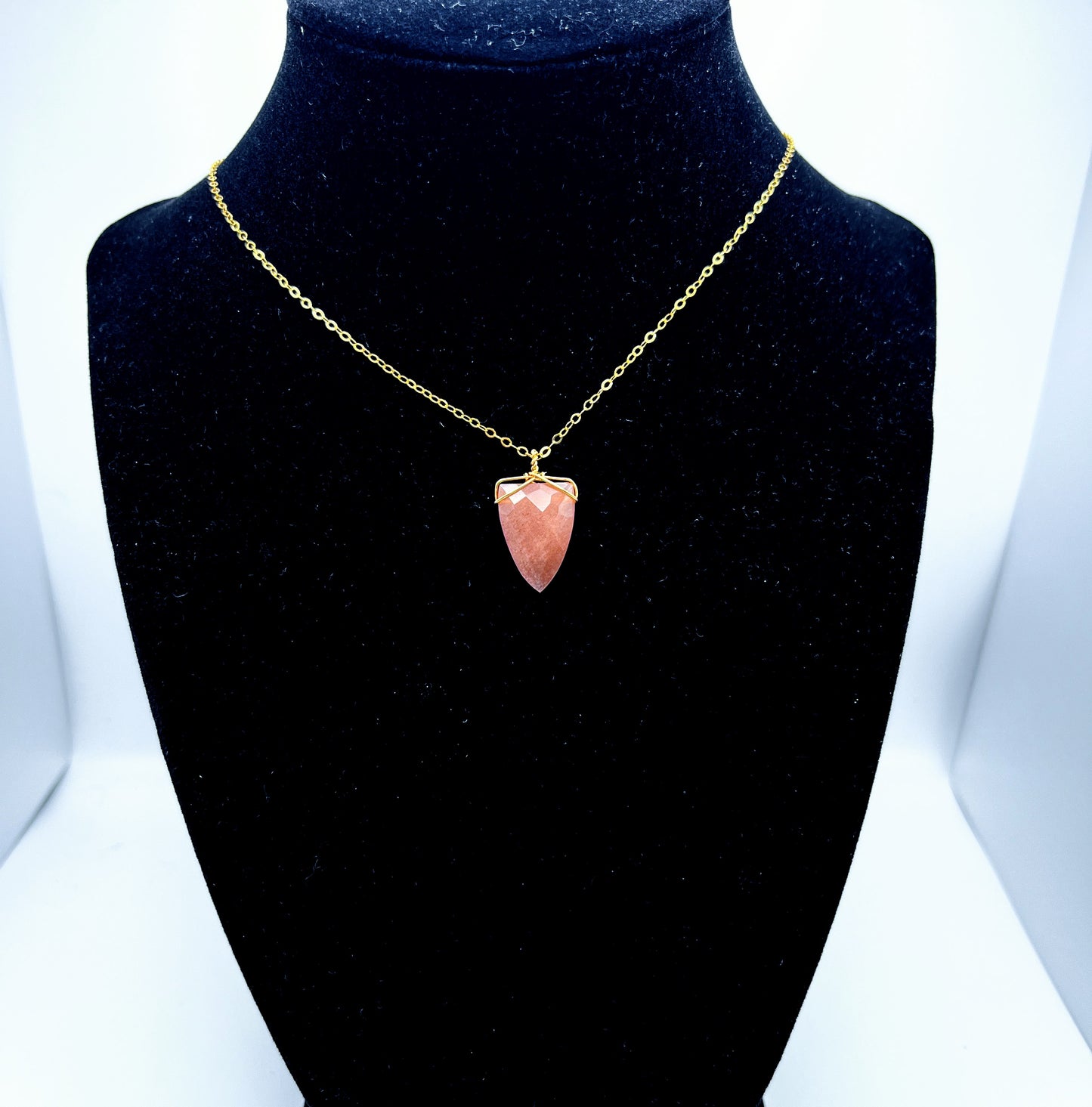 "Peachy" | Peach moonstone chokers | Tenderness, openness, love