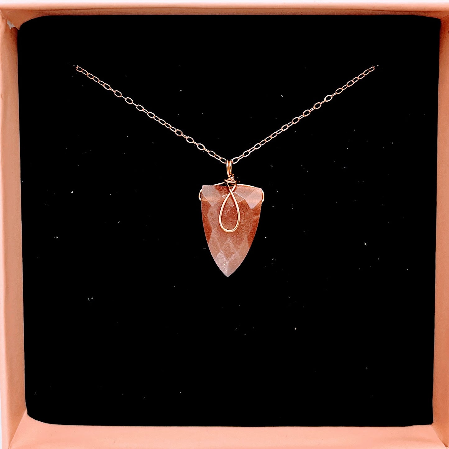 "Peachy" | Peach moonstone chokers | Tenderness, openness, love