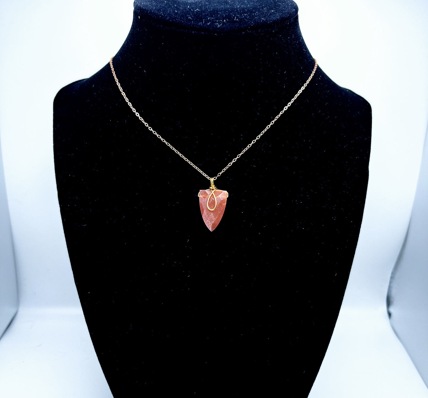 "Peachy" | Peach moonstone chokers | Tenderness, openness, love