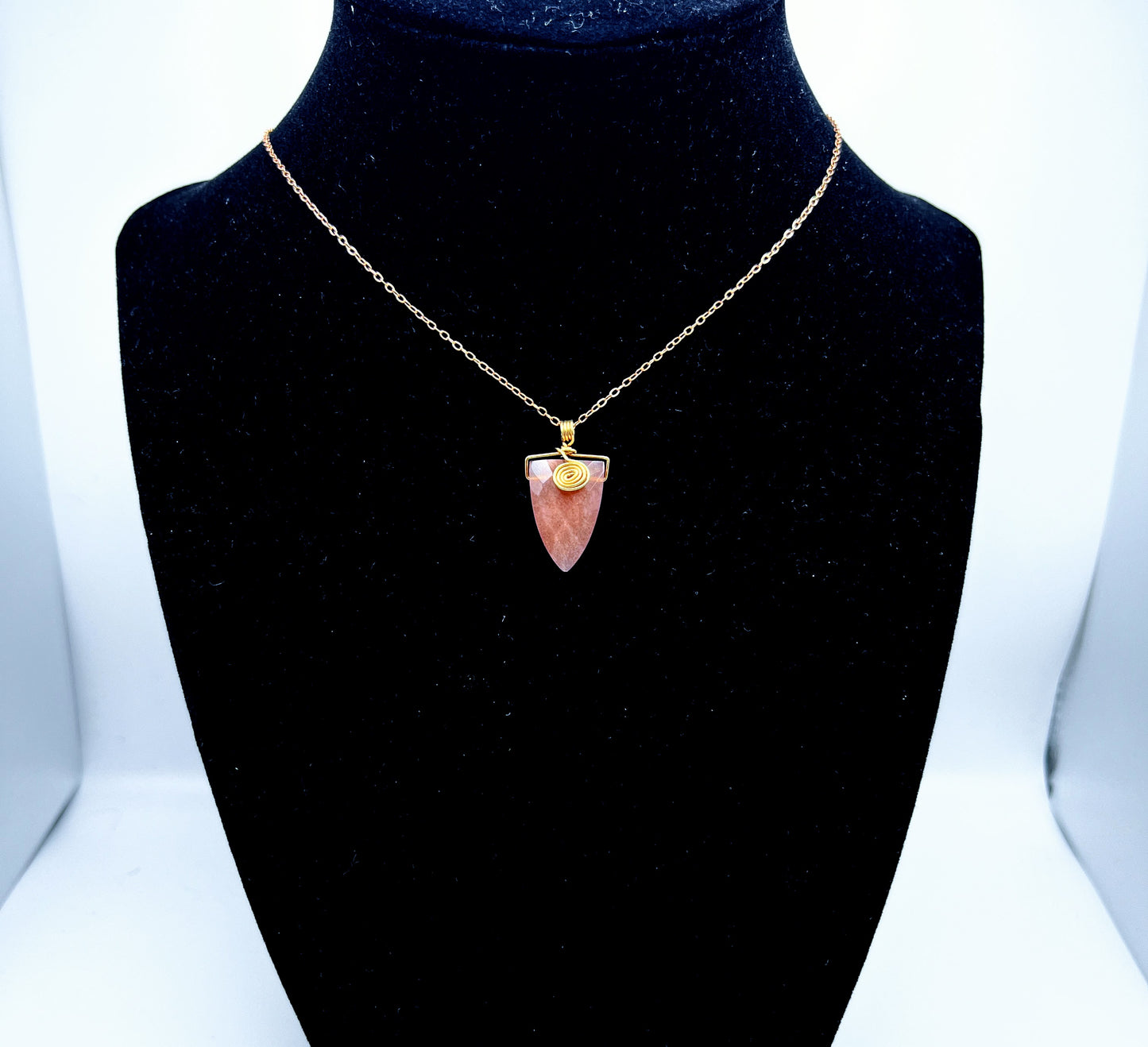 "Peachy" | Peach moonstone chokers | Tenderness, openness, love