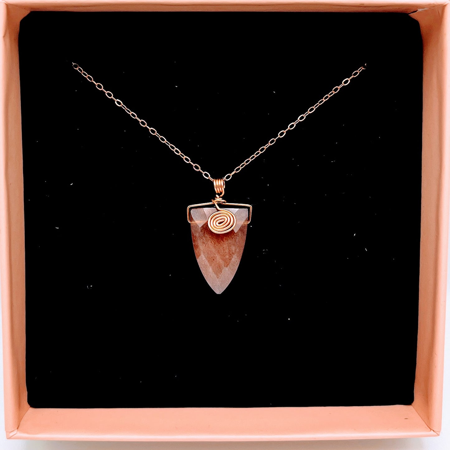 "Peachy" | Peach moonstone chokers | Tenderness, openness, love