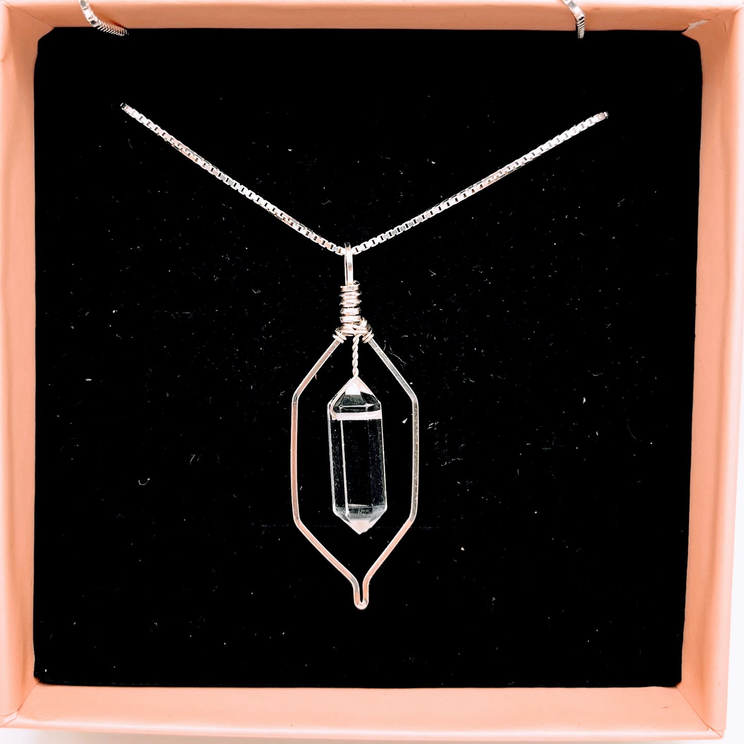 "Clarity" | Clear Quartz necklace | Manifestation, clarity, healing