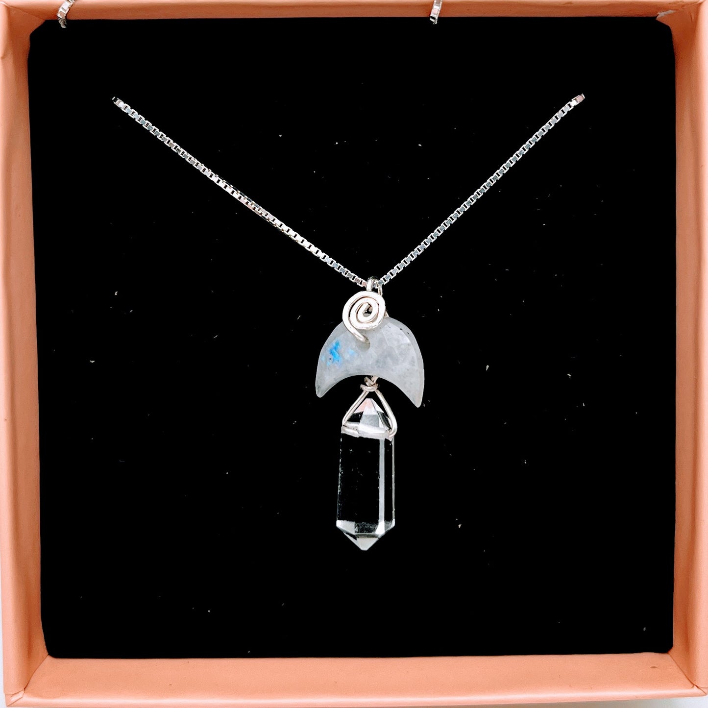 "Clarity" | Clear Quartz necklace | Manifestation, clarity, healing