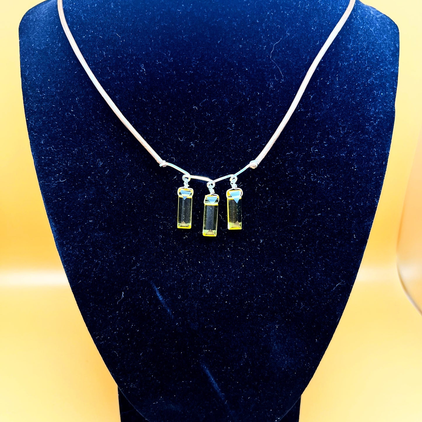 "Abundance" | Citrine necklace | abundance, joy, strength