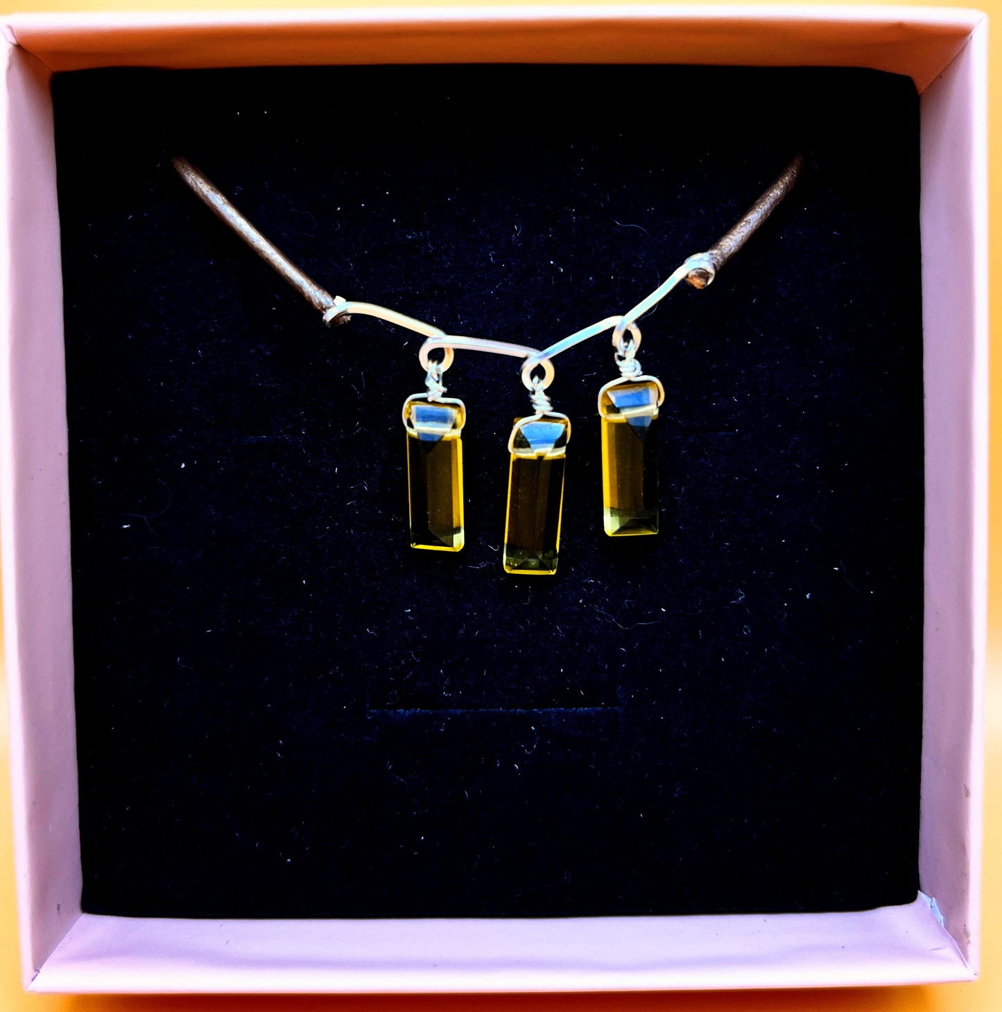 "Abundance" | Citrine necklace | abundance, joy, strength