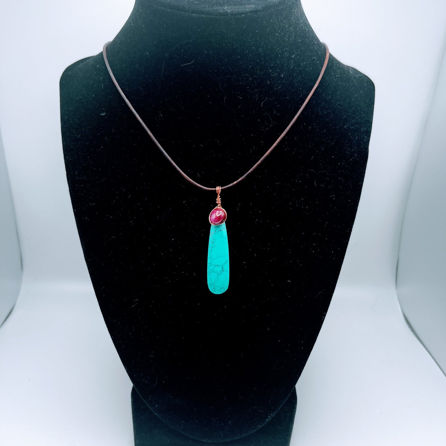 "Whisper" | Turquoise necklace | wisdom, protection, communication