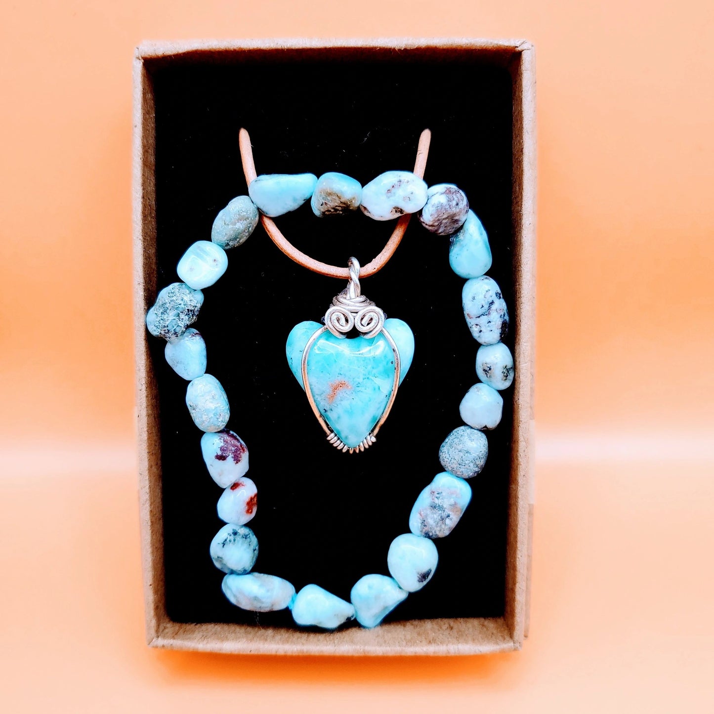 "Inner Peace" | Larimar Necklace | Consciousness, Inner Peace, Communication