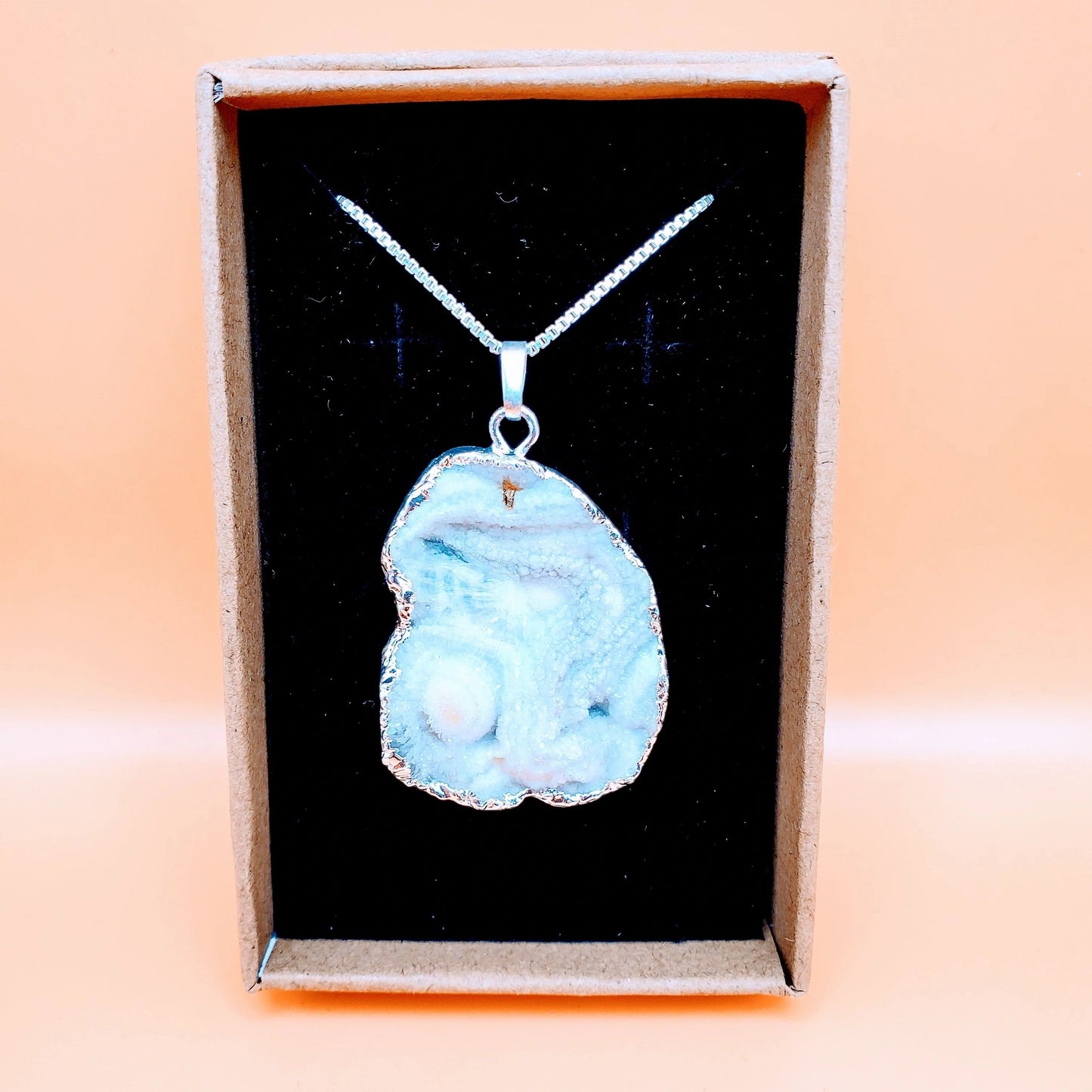 "Teacher" | Agate Druiz Necklace | Stability, Grounding, Supportive