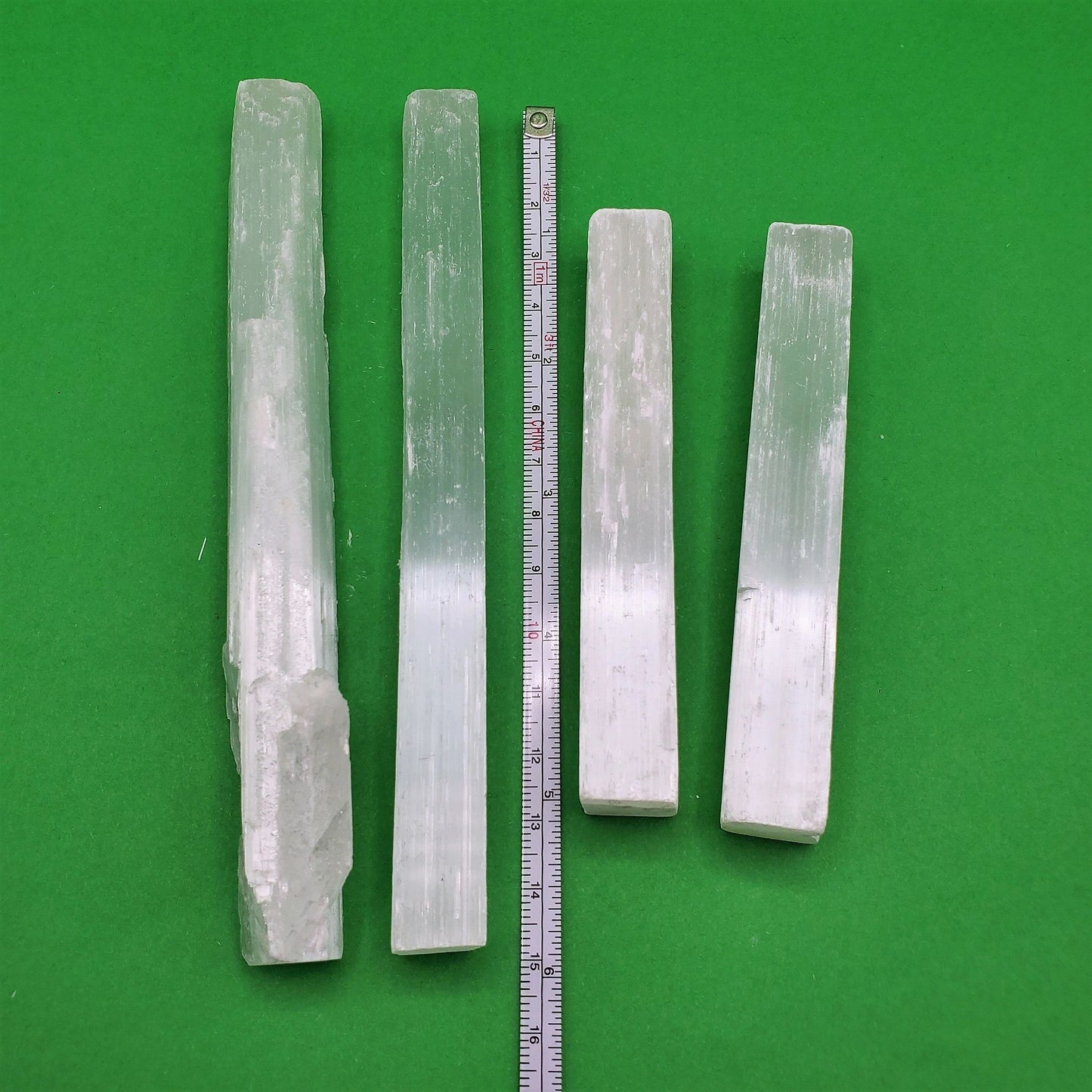 Selenite Wand 4" and 6" | cleansing, healing, meditation, clarity