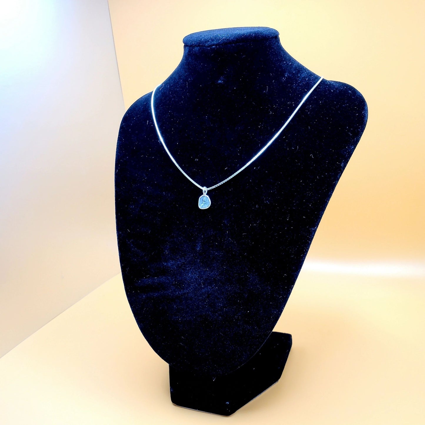 "Slice of Diamond (1/4" wide)" | Diamond Necklace | Purity, Invincibility, Strength