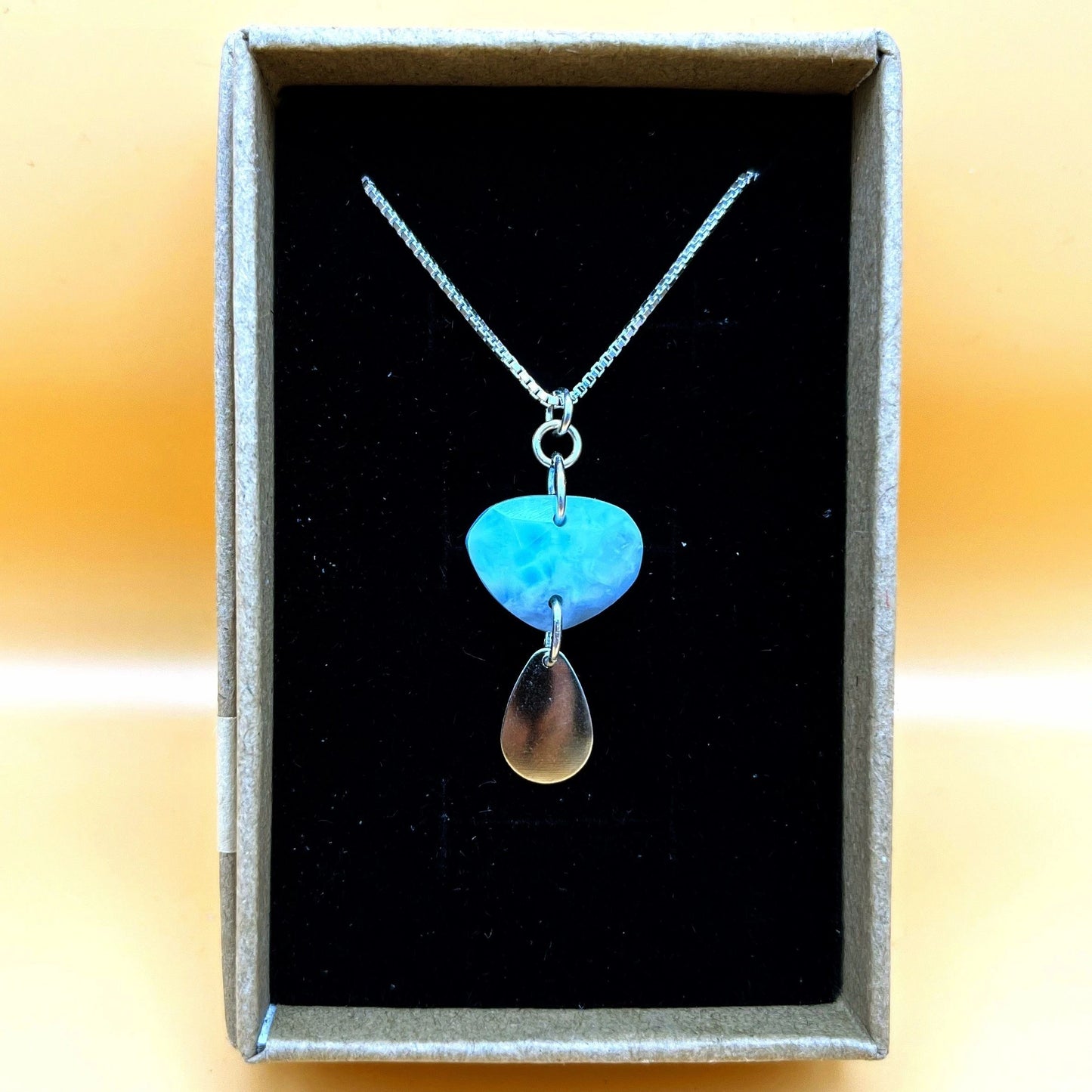 "Consciousness" | Larimar Necklace and Bracelet | Consciousness, Inner Peace, Communication