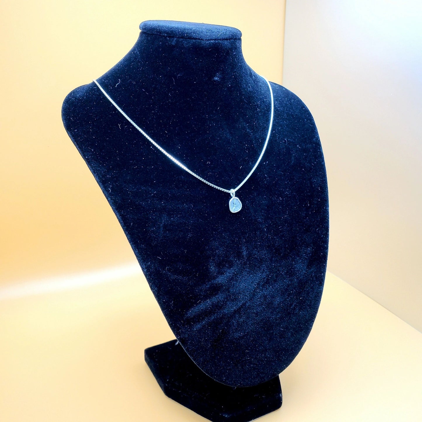 "Slice of Diamond (1/4" wide)" | Diamond Necklace | Purity, Invincibility, Strength