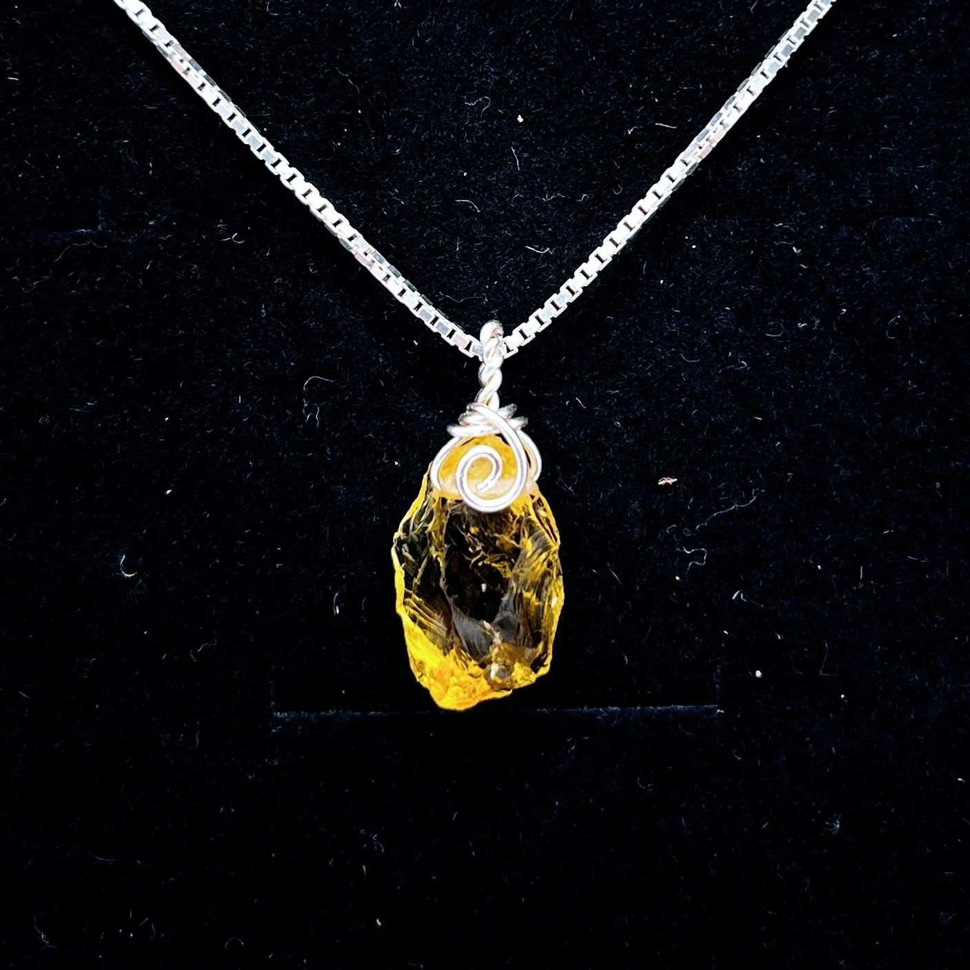 "Will Power" | Raw Citrine Necklace | Abundance, Joy, Strength