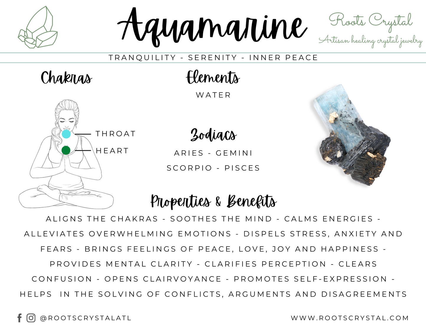 "Peace" | Peridot & Aquamarine Rings | Openness, Love, Tranquility, Serenity