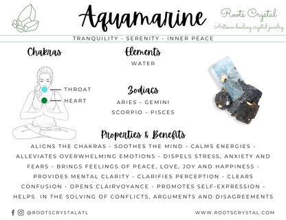 "Peace" | Peridot & Aquamarine Rings | Openness, Love, Tranquility, Serenity