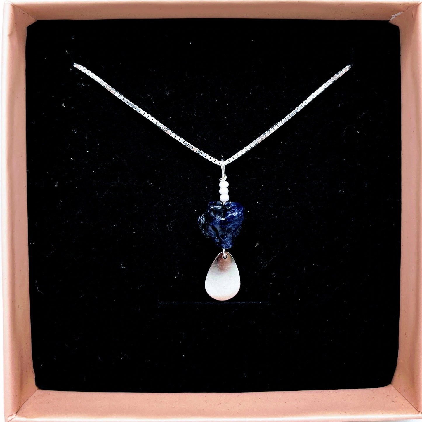 "Blessing" | Raw Sapphire Crystal Necklace | Royalty, Abundance, Blessings, Gifts