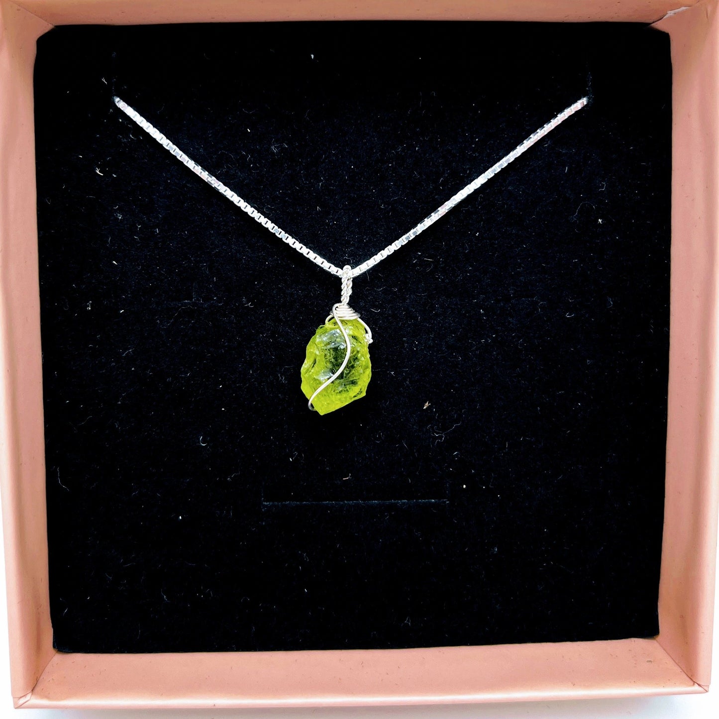 "Love" | Peridot Necklace | Openness, Growth, Love