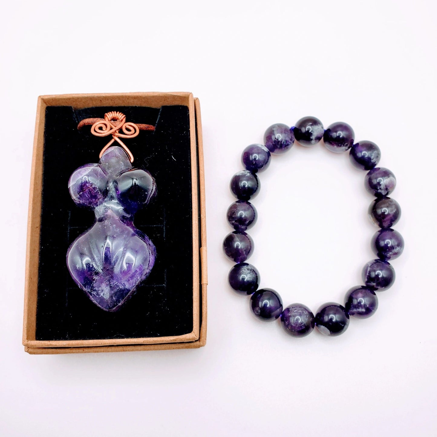 "Goddess" | Amethyst Necklace, Bracelet | intuition, spiritual awakening and growth