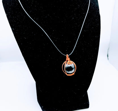 "Carbon" | Shungite Necklace | Balance, Detox, EMF Protection