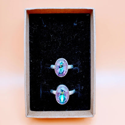 Mystic Topaz Rings | Healing, good luck, fortune, positive energy