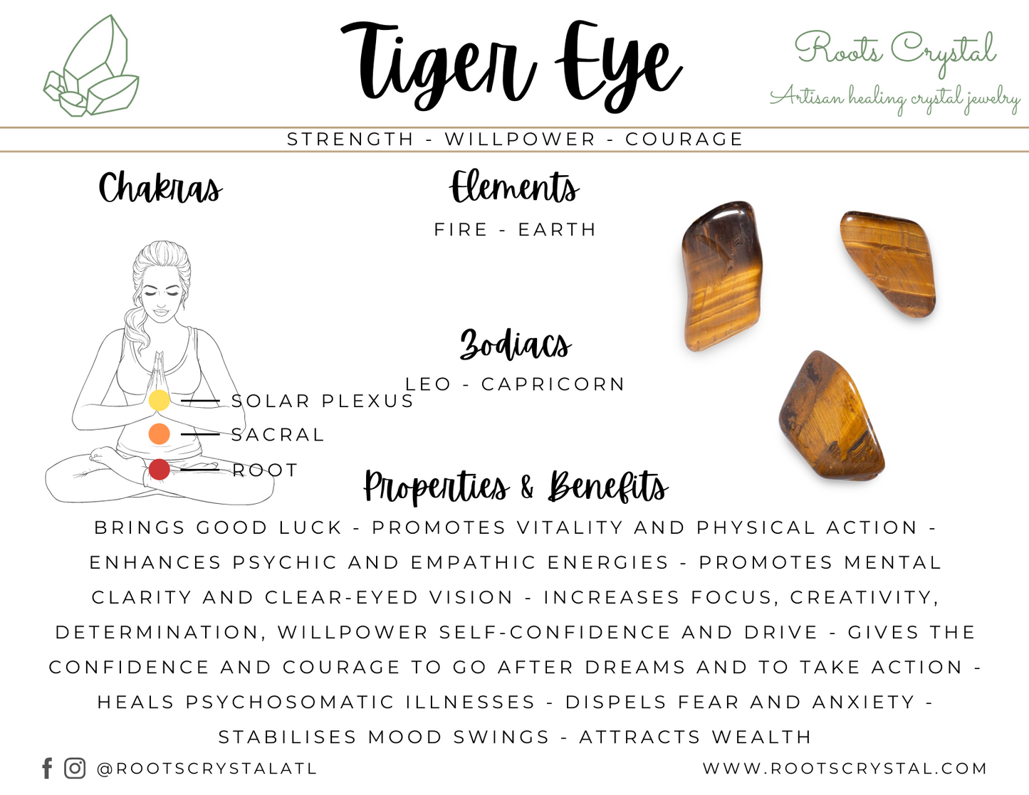 "Fiery" | Red tiger's eye necklace | courage, protection, and insight