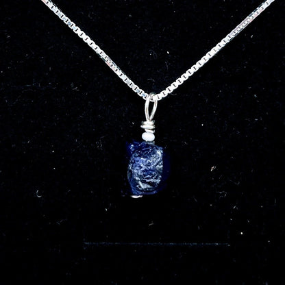 "Blessing" | Raw Sapphire Crystal Necklace | Royalty, Abundance, Blessings, Gifts