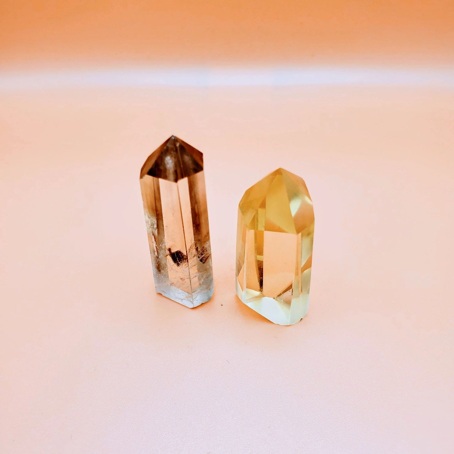 Citrine obelisk (1.7-2 inches tall) | Abundance, Joy, Will Power