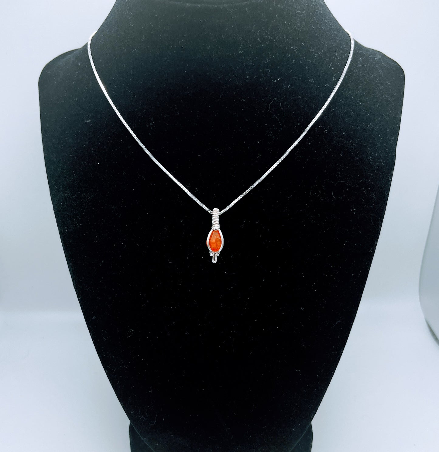 “Joy” | carnelian necklace | creativity, confidence, passion