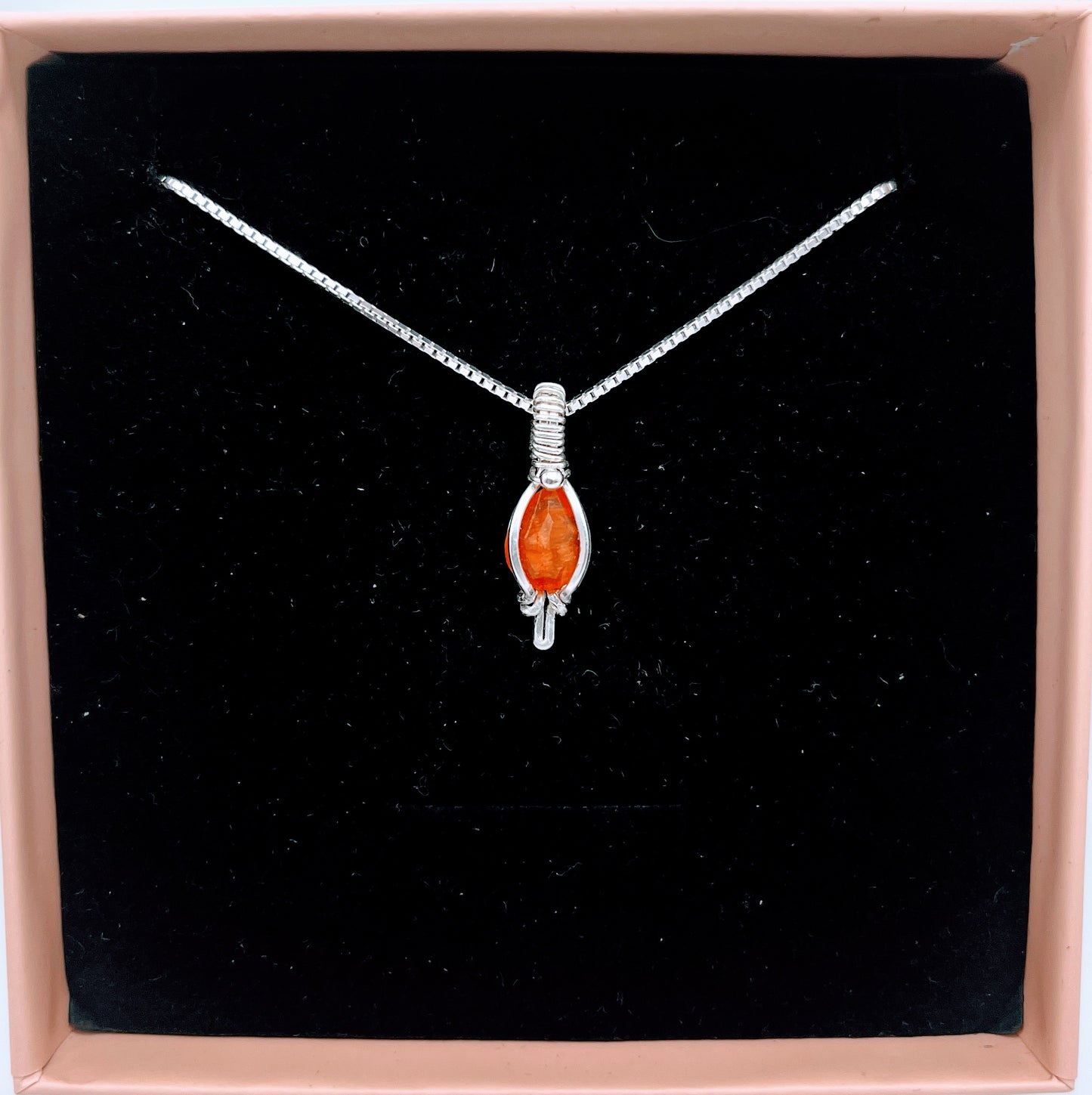 “Joy” | carnelian necklace | creativity, confidence, passion