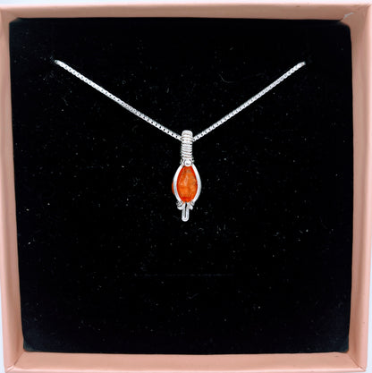 “Joy” | carnelian necklace | creativity, confidence, passion