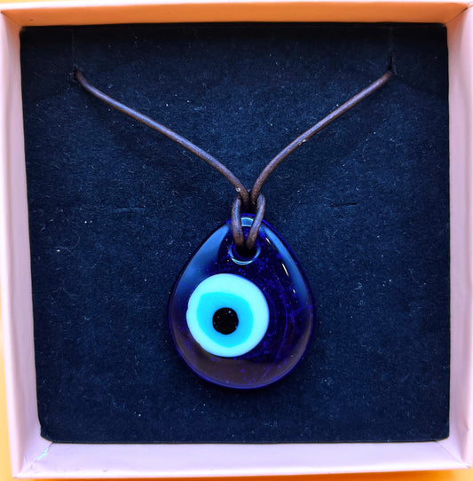 "Evil Eye" | Evil eye glass bead necklace | protection, defense