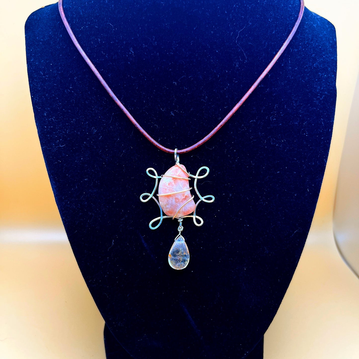 "Sun" | Sunstone necklace | joy, confidence, transformation