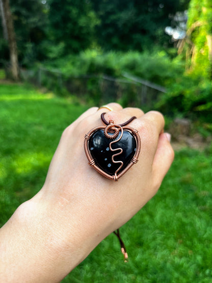 "Purity" | Snowflake obsidian necklaces | Calmness, balance, wisdom