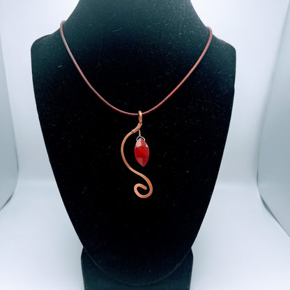 "Passion" | Garnet necklace | passion, health, sexuality