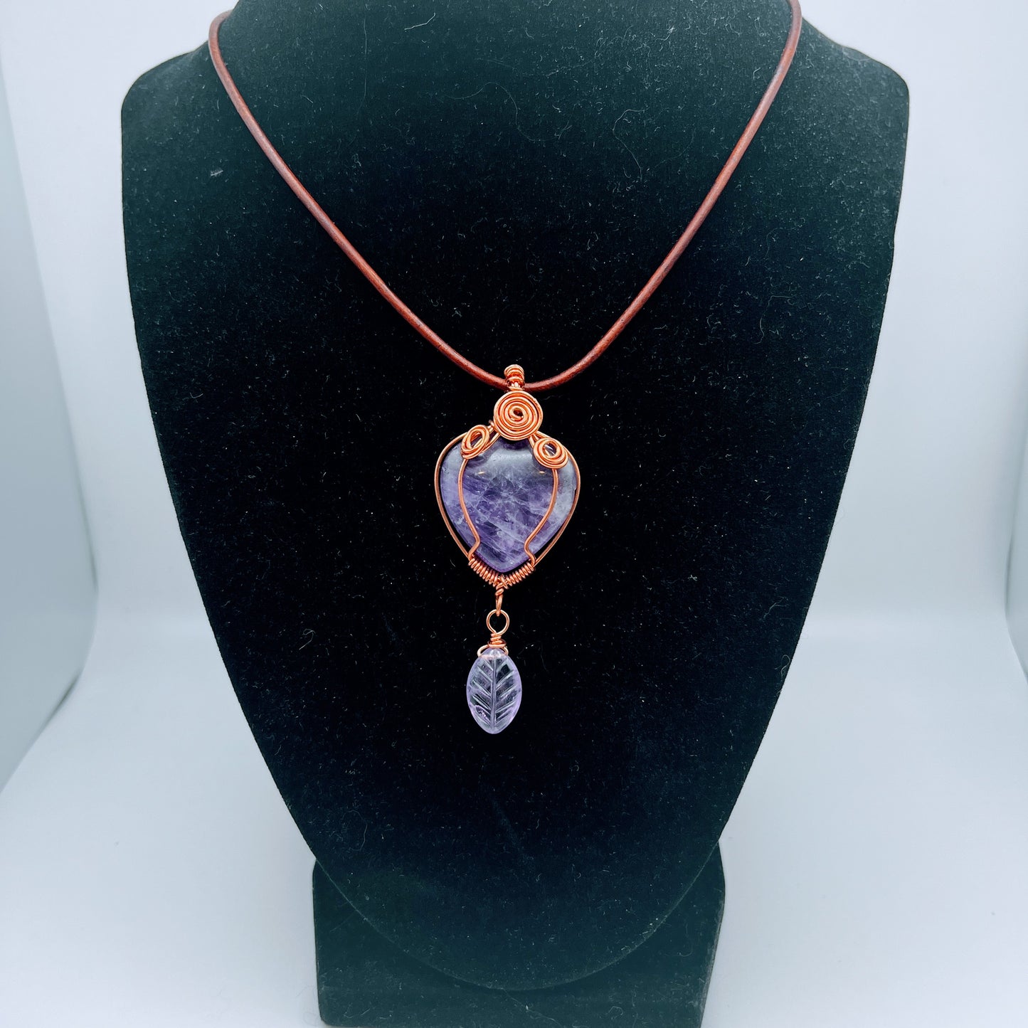 "Clarity" | Amethyst necklace | protection, awareness, healing