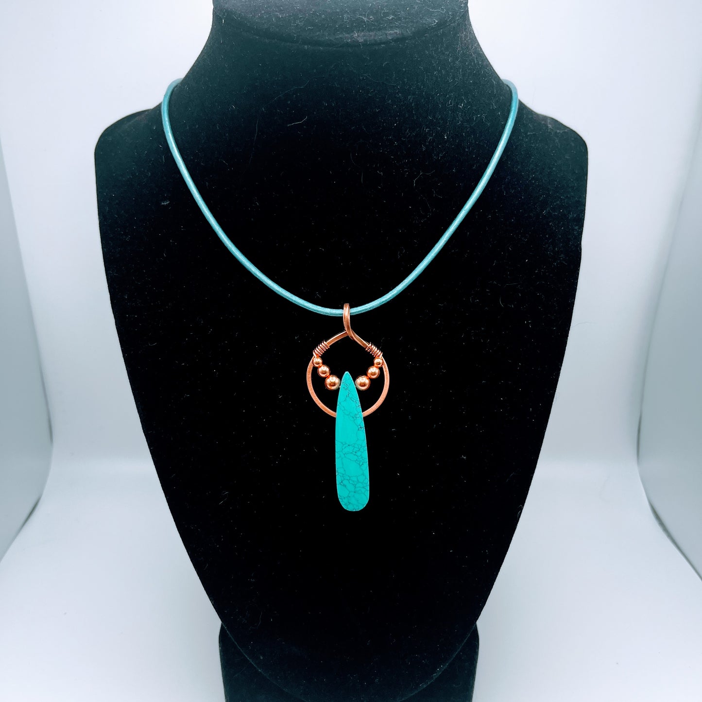 "Whisper" | Turquoise necklace | wisdom, protection, communication