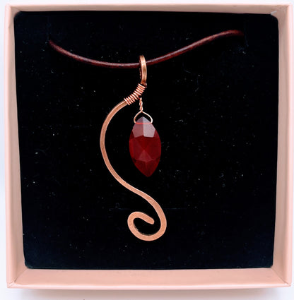 "Passion" | Garnet necklace | passion, health, sexuality