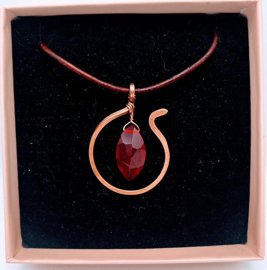 "Passion" | Garnet necklace | passion, health, sexuality