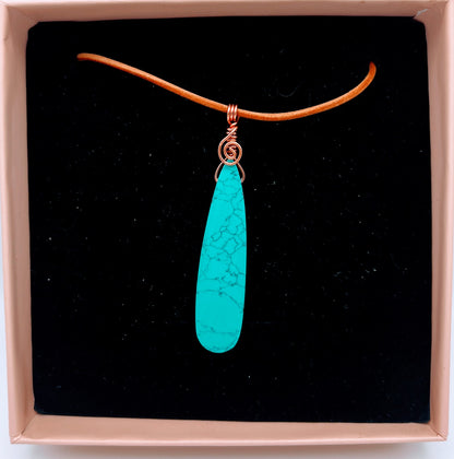 "Whisper" | Turquoise necklace | wisdom, protection, communication