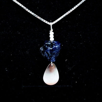 "Blessing" | Raw Sapphire Crystal Necklace | Royalty, Abundance, Blessings, Gifts