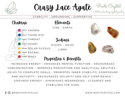 Crystal Towers | Que Sera, Crazy Lace Agate, Lemon Jade, Lapis Lazuli