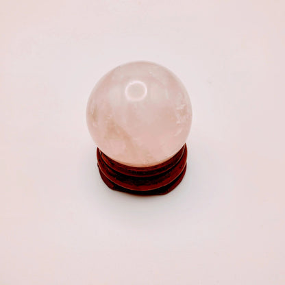 Crystal Orb with Stand | Obsidian, Tourmaline, Rose Quartz, Bloodstone