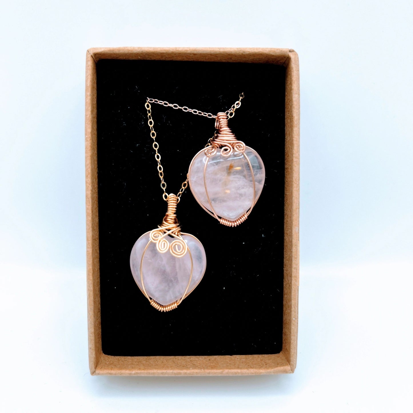 "Heart" | Rose Quartz Necklace | Compassion, Peace, Tenderness