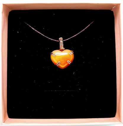 "Passion" | Carnelian Necklace | Creativity, Confidence, Passion