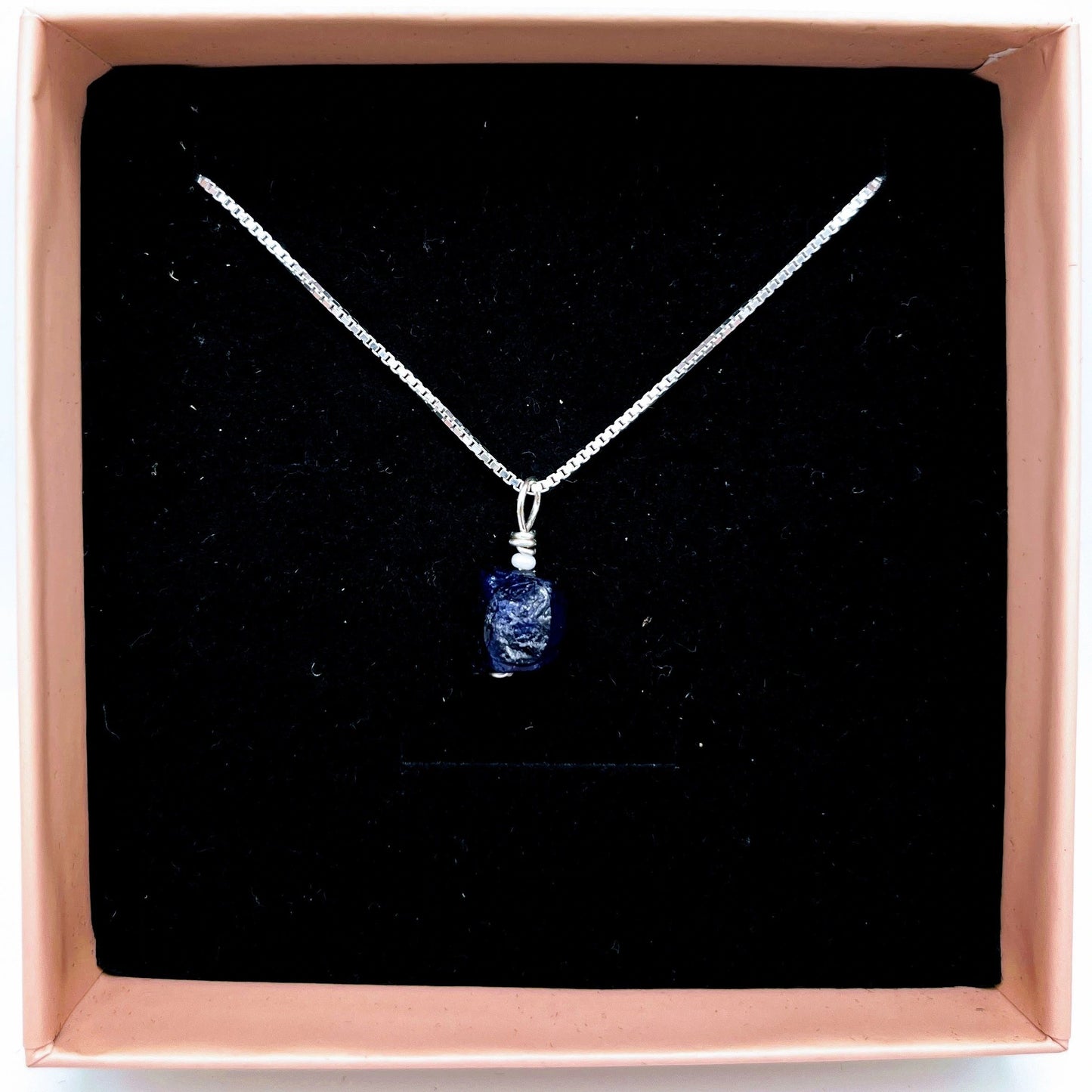 "Blessing" | Raw Sapphire Crystal Necklace | Royalty, Abundance, Blessings, Gifts